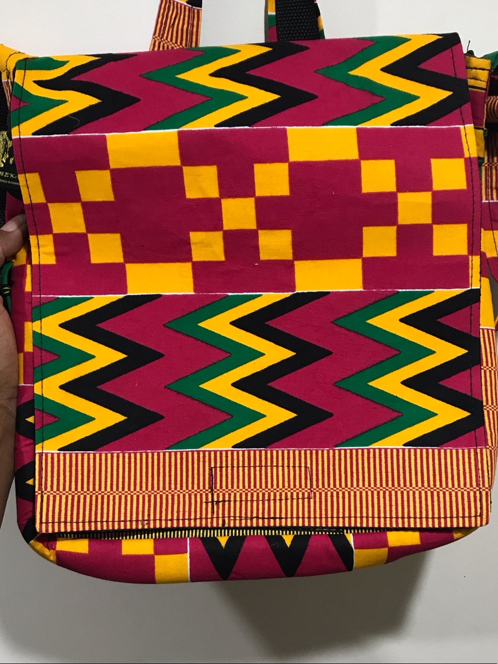 African Ghanaian Cross Body Tote